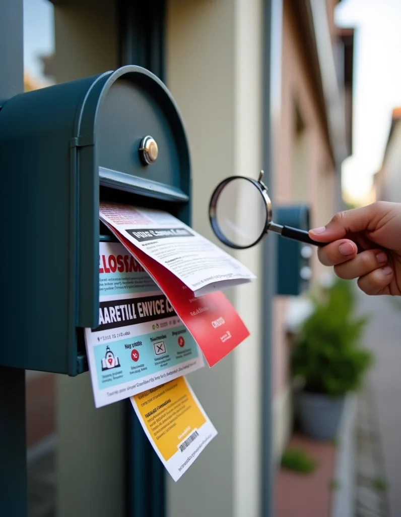tracts publicitaires dans une boite au lettre tracts publicitaires dans une boite au lettre